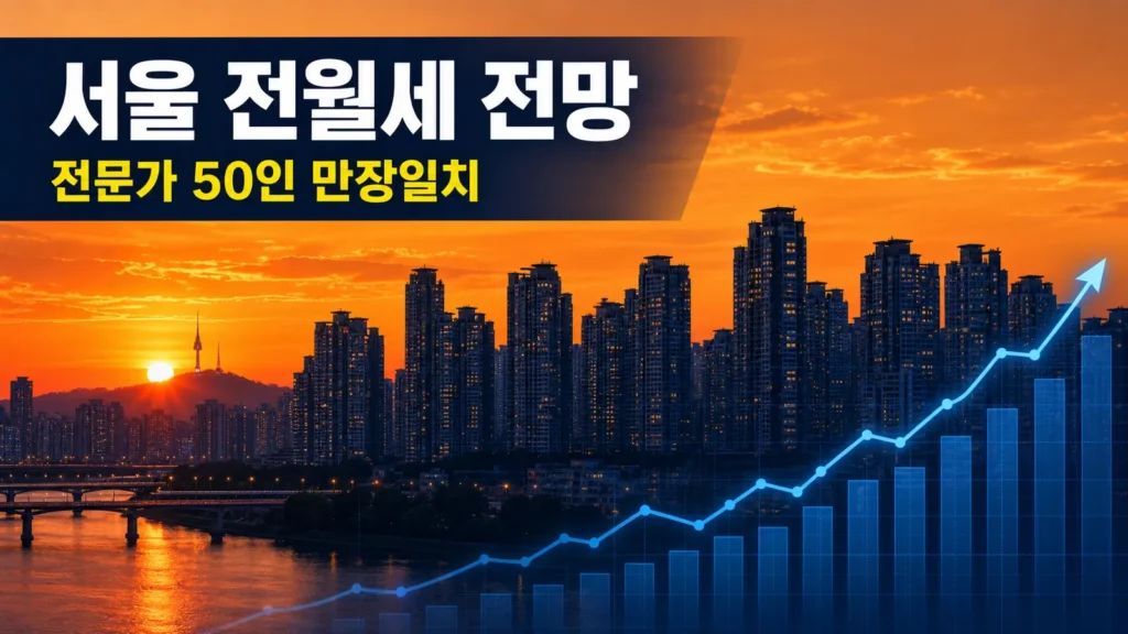 서울 전월세 전망, 전문가 50인 만장일치 "내년에도 오른다"의 핵심 내용을 보여주는 가로형 대표 이미지