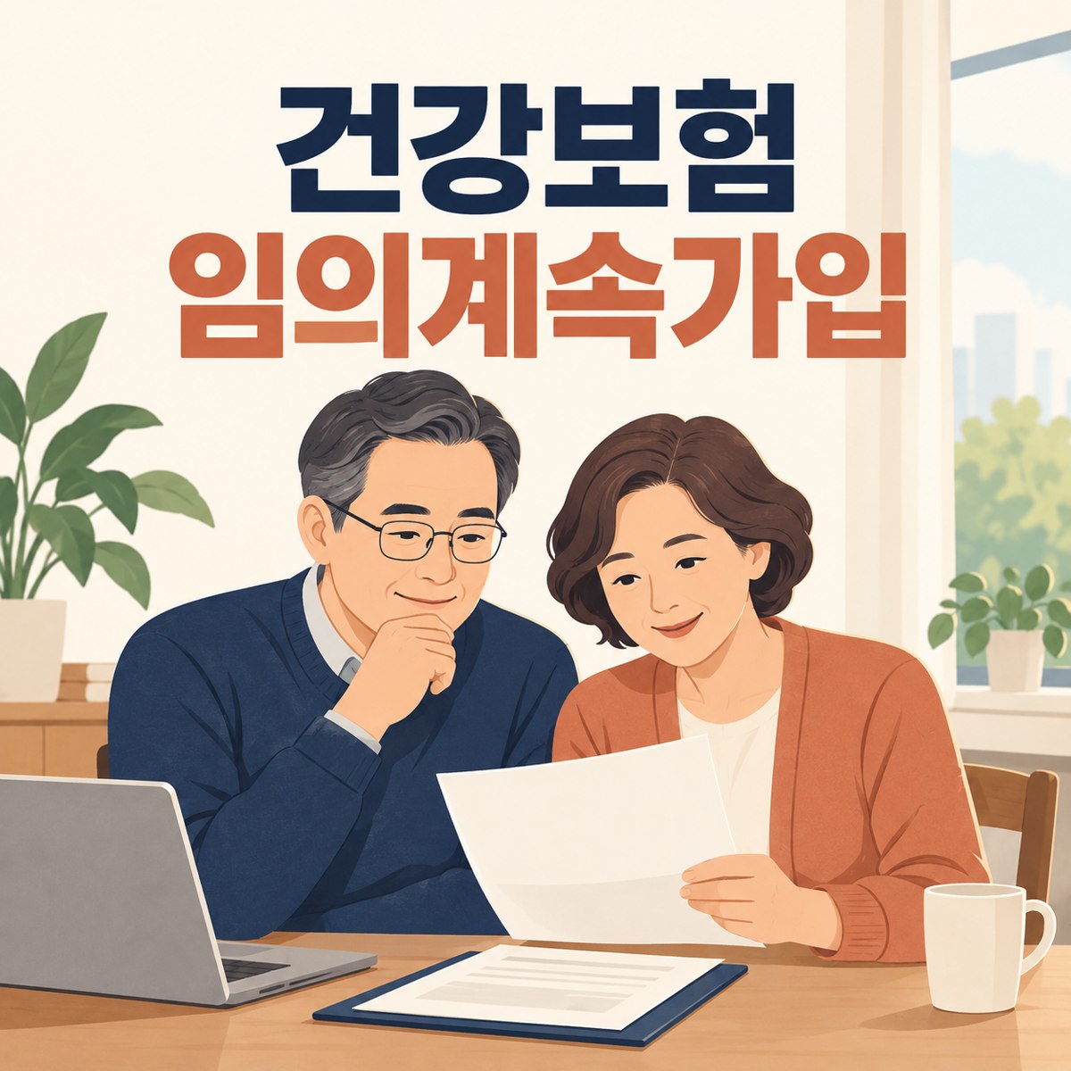 건강보험 임의계속가입 안내 이미지
