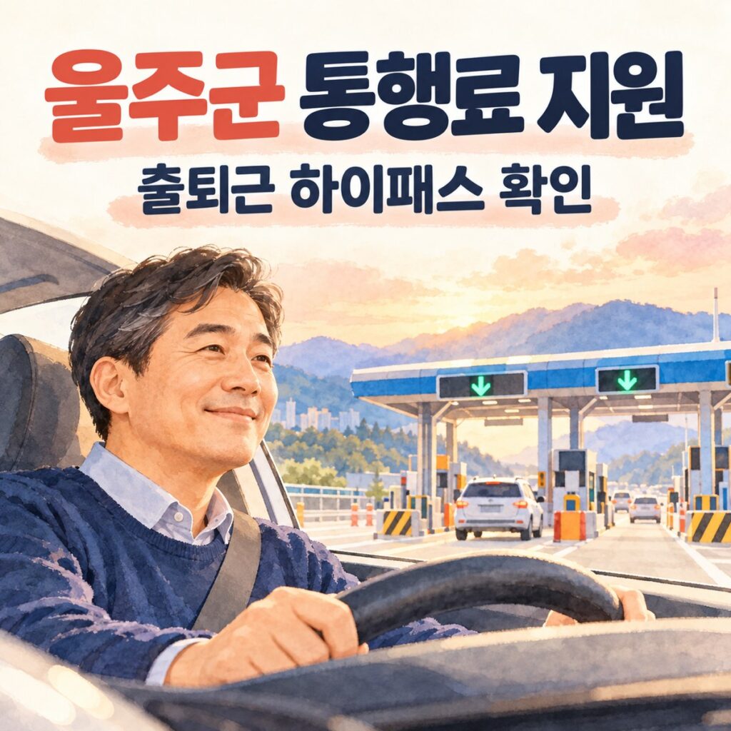 울주군 고속도로 통행료 지원, 하이패스만 쓰면 자동 환급될까?