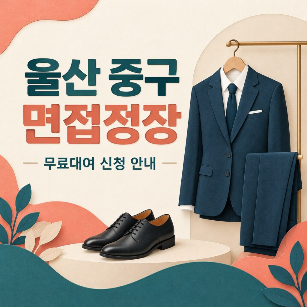 울산 중구 면접정장 무료대여, 주말에도 될까?