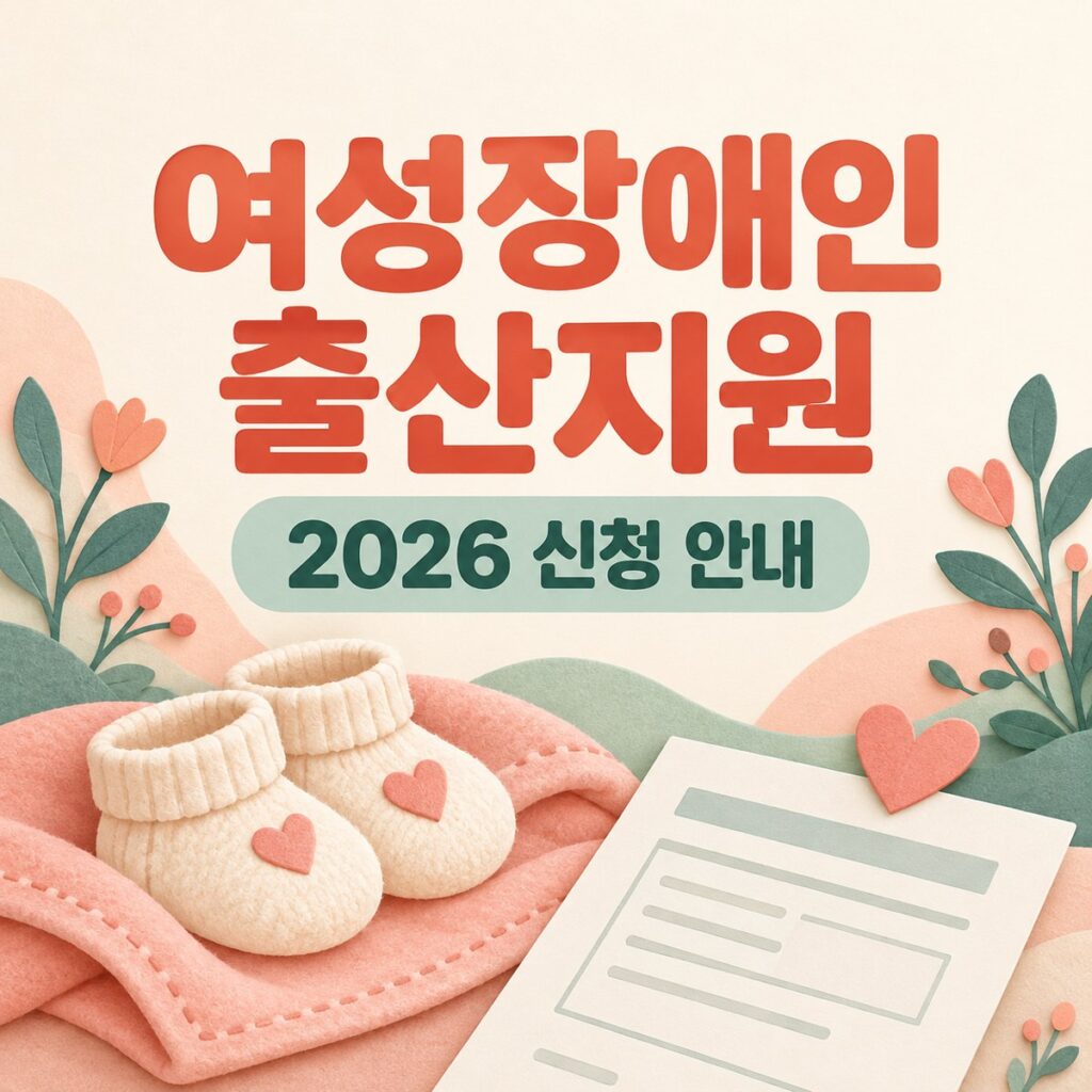 여성장애인 출산비용 120만원, 소득 상관없나요?