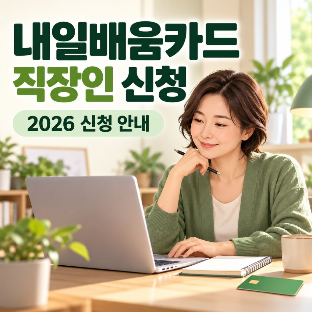 내일배움카드 직장인 신청, 2026 조건은?